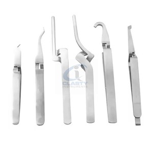 CLASTY INSTRUMENTS Pinzas para brackets de ortodoncia dental, botón lingual, bracket posterior, tubo bucal, instrumento de unión de acero inoxidable - Product Image 2