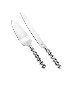 Wedding Celebration Stainless Steel <b>Cake</b> Server Set Metal Knife and <b>Slice</b> Server Dessert Serving Kit - Product Image 1