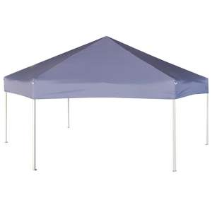 Carpa Hexagonal Plegable de 11.8'x10.2' con 6 Paredes Laterales Azul Oscuro, Gazebo o Pérgola - Product Image 4
