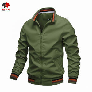 Chaqueta Softshell de Primera Calidad Ryan Pro Gear para Hombre, Cuello Camisero, Tejido de Punto Ecológico, Cierre de Cremallera - Product Image 2
