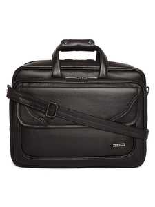 Maletín de Cuero PU Negro para Hombre Zolo, Maletín Clásico de Negocios, Bolsa Suave con Cierre de Cremallera, Diseño Duradero - Product Image 4