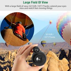 40x40 HD Optical Monocular <b>Telescope</b> FMC <b>Lens</b> Low Light Vision Scope Phone Holder Tripod Night Vision Binoculars Monoculars - Product Image 5