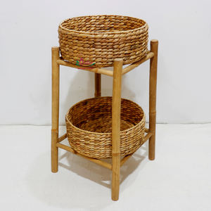 Artex Dong Thap Factory Almacenamiento de algas marinas cestas hechas a mano Vietnam cestas de algas marinas artesanías naturales estante estantería - Product Image 1