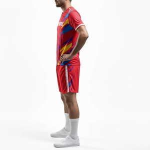Uniformes de Fútbol Personalizados al por Mayor, Fabricante OEM, Conjunto de Camiseta y Pantalones Cortos de Fútbol, Proveedor de Ropa Deportiva Sublimada Premium a Nivel Mundial - Product Image 5