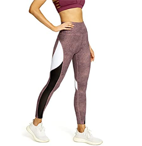 ชุดเลกกิ้งออกกำลังกายตาข่ายสำหรับผู้หญิง,กางเกงโยคะเอวสูงแบบแยกขาชุดเลกกิ้งออกกำลังกายเว้าบั้นท้ายกางเกงรัดรูปสำหรับผู้หญิง - Product Image 1