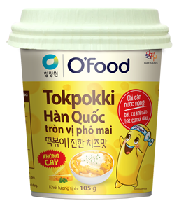 Best Selling Korean Cheese Flavor (105g <b>Cup</b>) O'Food Brand High Quality Instant Rice <b>Cake</b> Wholesale Competitive Price for Export - Product Image 2