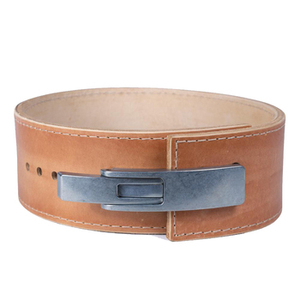 New Arrival Best Quality Genuine Cowhide Leather Non-Slip Advanced Protection Straight Lever Belt for <b>Weight</b> Lifting Gym - Product Image 3