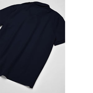 Camiseta Polo Negra de Manga Corta para Hombre, Mezcla de Algodón, Textura Suave, Proveedor de Exportación al por Mayor - Product Image 6