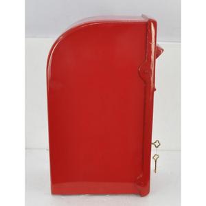 Hand Casted Technique Metal <b>Post</b> <b>Box</b> Red Coated Eco Friendly Customizable Designs Antique Letter <b>Box</b> With Key Lock Front Access - Product Image 6