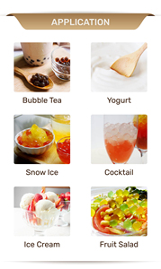 Perlas de Tapioca Transparentes Rojo Rubí Pinshan Honeydew, 3.2 kg, en Lata, para Té de Burbujas - Product Image 6