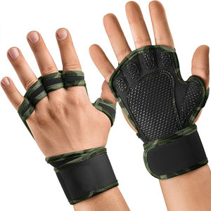 Gants de sport légers en cuir à demi-doigts pour l'exercice, l'entraînement sportif, le cyclisme en plein air, la musculation et le fitness - Product Image 3