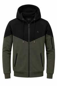 Sweat-shirt à capuche zippé personnalisé de qualité supérieure pour homme, 100% coton molletonné, veste d'hiver, impression numérique OEM ODM - Product Image 3