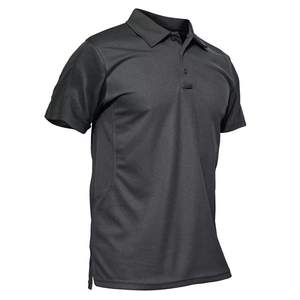 Polo de golf pour homme de haute qualité, 100% polyester, séchage rapide, couleur unie, motif 3D, manches courtes, respirant - Product Image 6