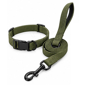 Venta Directa de Fábrica, Correas para Perros con Hebilla Metálica Ajustable, Transpirables, con Patrón Sólido, al por Mayor - Product Image 1