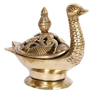 Incienso Metálico de Oriente Medio de Primera Calidad con Incrustaciones de Diamantes de Imitación, Estilo Eléctrico o No Eléctrico, Excelente Diseño por FWE - Product Image 4