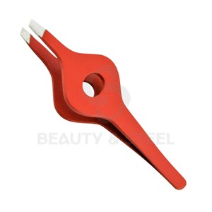 Expert Slanted Edge Tweezer with Enhanced Leverage Body for High-Performance Arch Shaping and Accurate Fine Hair <b>Removal</b> - Product Image 1