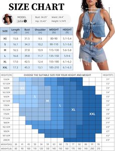 Gilet court en jean vintage uni pour femme, sans manches, col en V, vêtement d'extérieur - Product Image 4