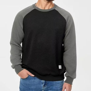 Sweat-shirt imperméable en molleton français pour homme et femme, 100% coton, col rond, manches régulières, coupe classique, avec logo personnalisé - Product Image 1