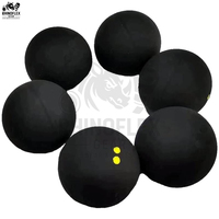 Nouveauté : balles de squash en caoutchouc de haute qualité, service OEM personnalisé, logo et couleur sur mesure, fabriquées au Pakistan