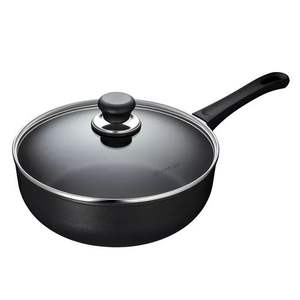 Space <b>Saving</b> Nonstick Deep Fry Pan with Detachable Handle Cast Aluminum Stackable Kitchen Cookware for Storage - Product Image 1