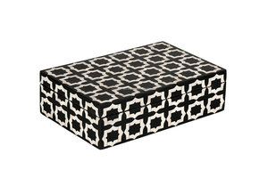 Atractivo joyero de diseño de resina hecho a mano indio con incrustaciones de hueso de Sons para almacenamiento de fiestas - Product Image 3