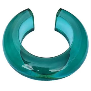 Aesthetic Resin Craft Bangle Handmade Real <b>Flower</b> Transparent <b>Bracelet</b> Unique Fashion Jewelry Gift - Product Image 5