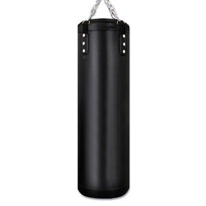 Saco de Boxeo Profesional de Cuero para Entrenamiento de Boxeo y Fitness, Saco Pesado Resistente de 75 lb para Práctica de Fuerza, Resistencia y Habilidad - Product Image 1