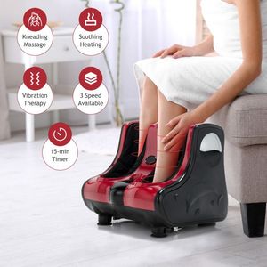 Masajeador Eléctrico para Pies y Piernas con Terapia de Calor, Vibración, Rodillos y Amasamiento Shiatsu para Alivio de Pantorrillas y Brazos - Product Image 4