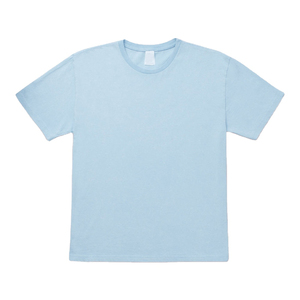 เสื้อยืดคอตตอนหนาน้ำหนักมากสำหรับผู้ชาย ล้างสีแบบแอซิดวอช พร้อมโลโก้แบบกำหนดเอง ดีไซน์ใหม่ทันสมัย ทรงปกติ พิมพ์ลาย เสื้อเจอร์ซีย์เรียบ ระบายอากาศได้ดี - Product Image 5