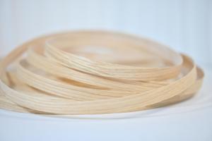 Natural Manchurian Ash Veneer <b>Edge</b> Banding Roll Featuring Deep Grain for Contemporary Interiors - Product Image 4