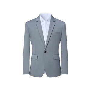 Blazer a Rayas para Hombre, Fabricación Profesional, Corte Entallado, Casual, para Negocios, Tallas Grandes, Transpirable, Moderno - Product Image 3
