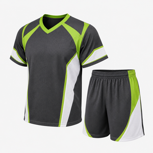 Ensemble uniforme de lacrosse pour hommes à col en V et short, prix de gros, design unique, 100 % polyester, manches courtes - Product Image 6