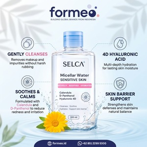 Eau Micellaire Démaquillante OEM pour Peaux Sensibles 300ml avec Acide Hyaluronique Nettoyant 4D Hyaluronique Marque Privée - Product Image 1