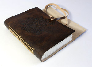 Leather Journal Travel High Quality Black Color Hardcover Leather Stationery A5 Sublimation <b>Blank</b> Leather Journal <b>Notebook</b> - Product Image 3