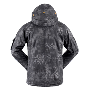 Chaqueta táctica de exterior para hombre con logotipo personalizado, sudadera con capucha, abrigo de camuflaje de invierno, chaqueta deportiva impermeable de softshell - Product Image 2