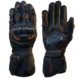 Guantes Largos para Motocicleta, Guantes de Cuero para Carreras de Motos, Guantes de Dedo Completo para Motociclistas - Product Image 2