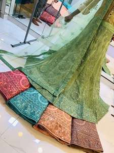 Nuevo Vestido de Fiesta de Diseñador con Bordado Pesado y Trabajo de Espejos, con Dupatta, Hermoso Vestido Étnico Indio para Boda - Product Image 2