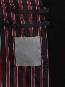 Abrigo Largo Informal de Lana para Hombre con Doble Cuello, Cortavientos de Invierno con Relleno de Algodón, Decoración de Botones, Chaqueta Impermeable para Otoño - Product Image 5