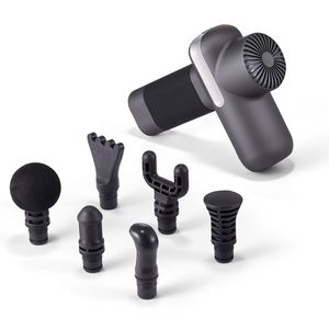 Mini Pistola de Masaje Muscular de Percusión para Atletas, 5 Niveles de Velocidad, con 6 Cabezales de Masaje, Baterías de 7.4V y 2500mAh Incluidas - Product Image 5