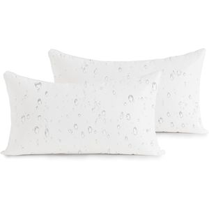 Oubonun 12x20 Outdoor Waterproof Square <b>Throw</b> Pillow Inserts Pack 2 Decorative <b>Bed</b> Pillows <b>for</b> Couches - Product Image 1