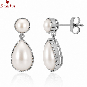 Elegant 925 sterling <b>silver</b> turquoise gemstone <b>drop</b> <b>earring</b> for women wedding engagement gift <b>earrings</b> - Product Image 2