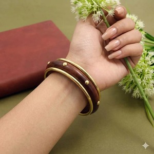 Pulseras de Madera Hechas a Mano Tradicionales para Mujer, Accesorios de Moda Étnica y Cultural, Fornituras de Joyería Personalizadas - Product Image 3