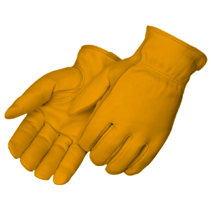 Gants de sécurité réfléchissants robustes, antistatiques, flexibles, résistants à la chaleur, en cuir de chèvre et toile, anti-coupure, anti-choc - Product Image 3