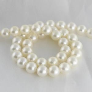 Collar de Perlas de Agua Dulce Cultivadas Zhuji, Alta Calidad, Redondas, Fuerte Brillo, Cierre de Plata S925, Regalo - Product Image 2