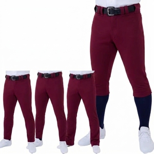 Pantalons de baseball personnalisés pour homme, pantalons de jogging OEM sur mesure, pantalons d'entraînement pour équipe de baseball, pantalons de jogging pour homme corpulent - Product Image 1