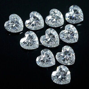 Venta al por mayor de joyería fina de corte de corazón DEF VS-Si laboratorio blanco cultivado sintético laboratorio creado CVD HPHT anillo de compromiso diamantes sueltos - Product Image 3