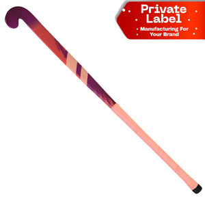 Palo de Hockey Ligero de Material Compuesto con Agarre de PU que Absorbe Impactos, Núcleo de Madera y Fibra de Vidrio, Sensación Tradicional - Product Image 1