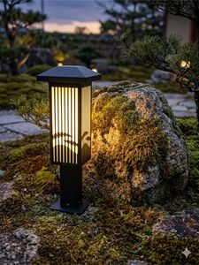 Modern Mushroom Pathway <b>Light</b> Japanese Style Warm Yellow Outdoor Garden Decorative Lamp for Courtyard - Product Image 3