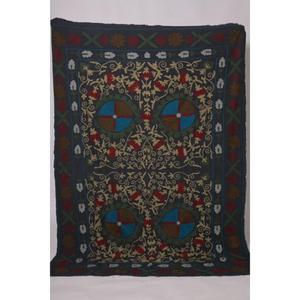 ผ้าห่มควิลท์คันธาซูซานีทำมือ เป็นมิตรกับสิ่งแวดล้อม ซักได้ ลายดอกไม้ปักสไตล์โบโฮอินเดีย ผ้าคลุมเตียง ผ้าห่ม - Product Image 2