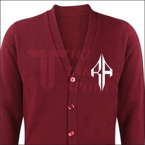 Suéter Cárdigan Tejido a Mano Unisex de Alta Calidad, Diseño de Parches Invernal, Antiarrugas, Estampado Luminoso, Bordado, con Cordones - Product Image 5